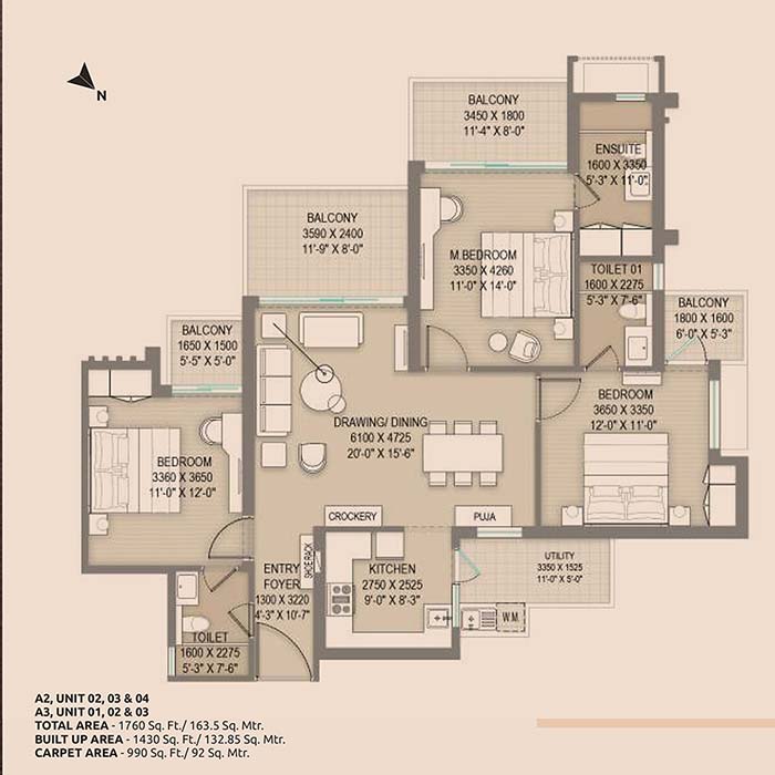 3BHK