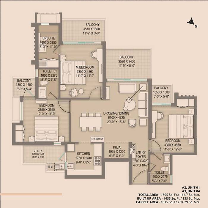 3BHK
